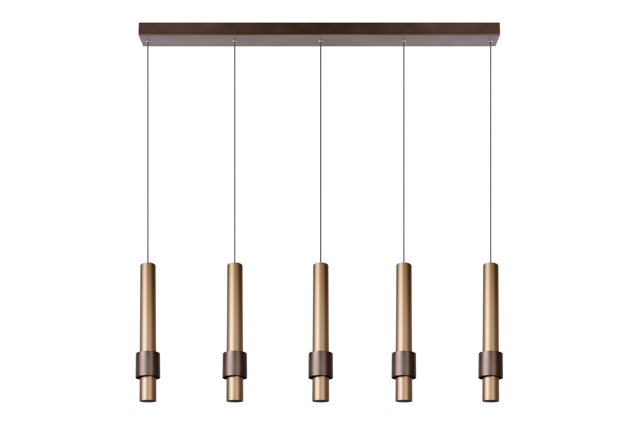 MARGARY - Suspension - LED Var. - 5x4,2W 2700K - Café