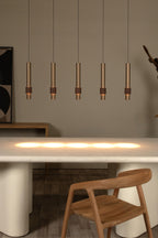 MARGARY - Suspension - LED Var. - 5x4,2W 2700K - Café