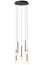 CALINA - Suspension - Ø 42 cm - LED Dimmable - 5x8,2W 2700K - Noir