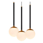 CALINA - Suspension - Ø 42 cm - LED Dimmable - 5x8,2W 2700K - Noir
