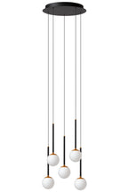 CALINA - Suspension - Ø 42 cm - LED Dimmable - 5x8,2W 2700K - Noir
