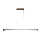 JANDERIN - Hanglamp - LED Dimb. - CCT - 2x16,5W 2200K/3300K - Handbewegingssensor - Champagne kleur | Vibes