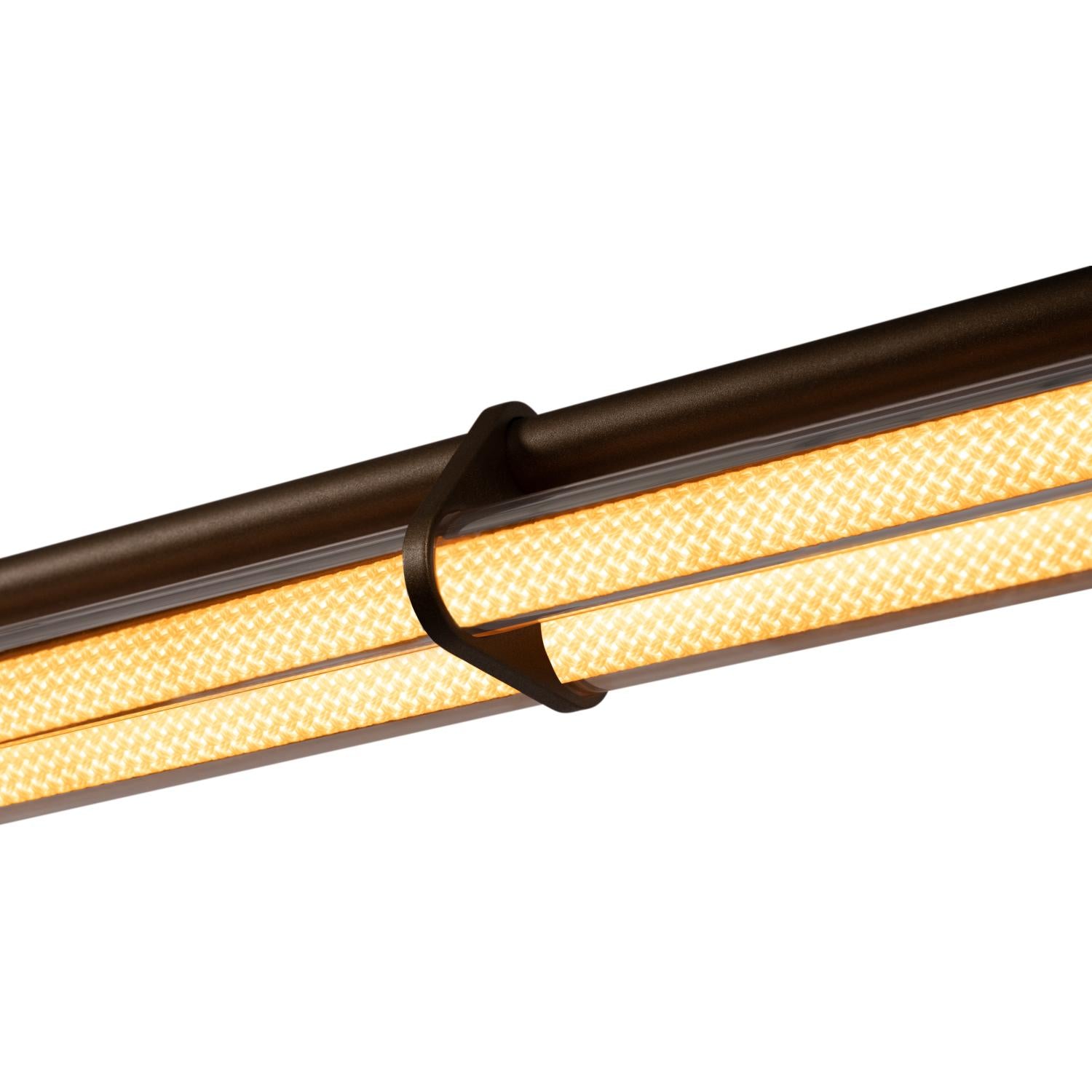 JANDERIN - Hanglamp - LED Dimb. - CCT - 2x16,5W 2200K/3300K - Handbewegingssensor - Champagne kleur | Vibes