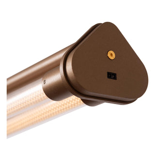 JANDERIN - Hanglamp - LED Dimb. - CCT - 2x16,5W 2200K/3300K - Handbewegingssensor - Champagne kleur | Vibes