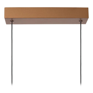 JANDERIN - Hanglamp - LED Dimb. - CCT - 2x16,5W 2200K/3300K - Handbewegingssensor - Champagne kleur | Vibes