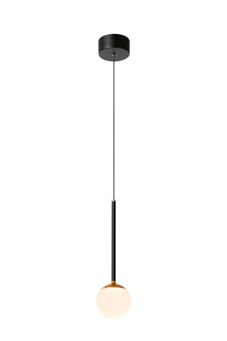 CALINA - Pendant light - Ø 9,9 cm - LED Dimmable - CCT - 1x7W 2200K/3300K - With replaceable LED module - Black