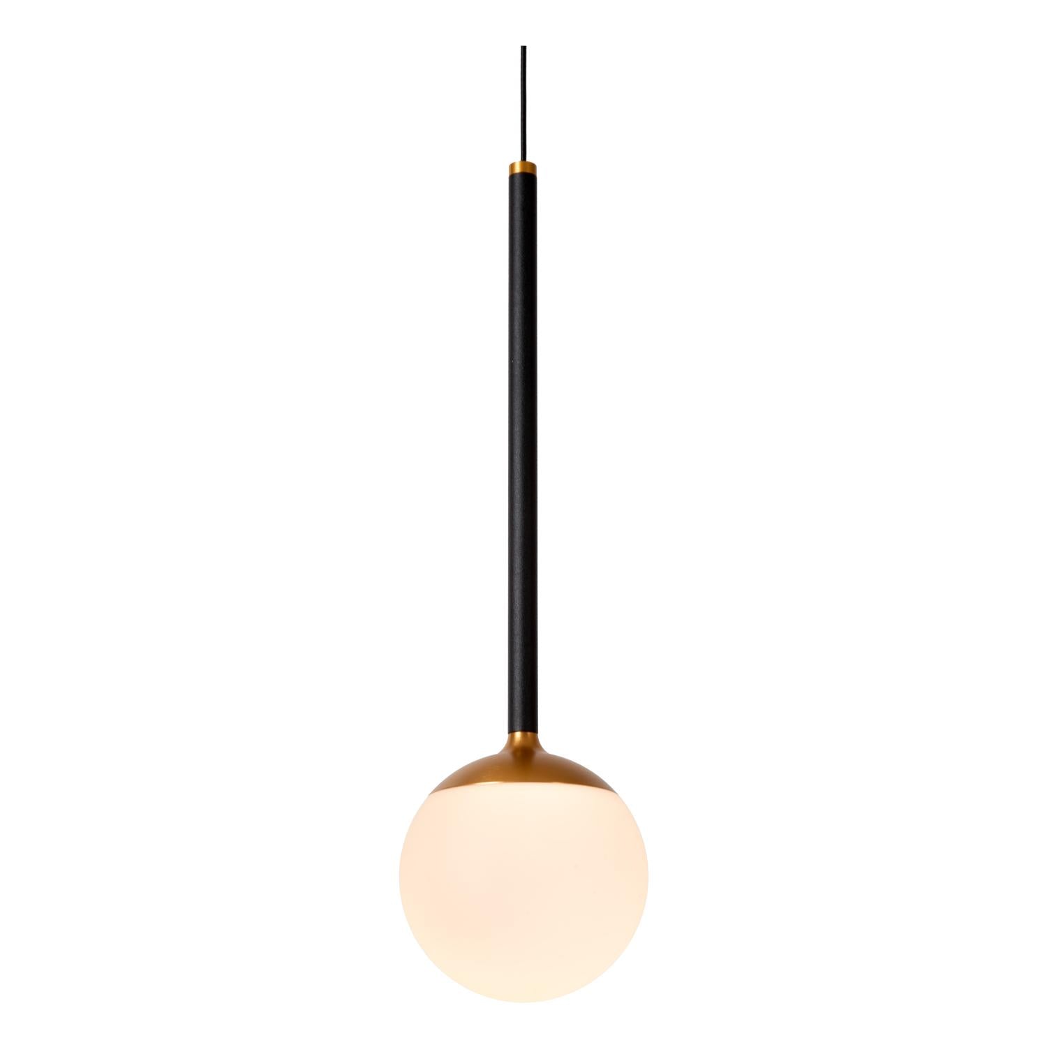 CALINA - Pendant light - Ø 9,9 cm - LED Dimmable - CCT - 1x7W 2200K/3300K - With replaceable LED module - Black