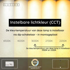 CALINA - Pendant light - Ø 9,9 cm - LED Dimmable - CCT - 1x7W 2200K/3300K - With replaceable LED module - Black