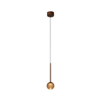CALINA - Suspension - Ø 9,9 cm - LED Dimmable - CCT - 1x7W 2200K/3300K - Avec module LED remplaçable - Café