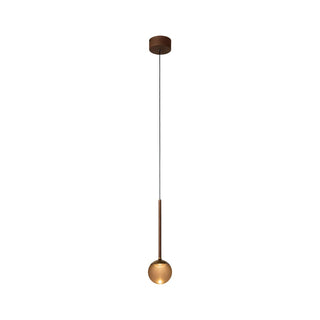 CALINA - Suspension - Ø 9,9 cm - LED Dimmable - CCT - 1x7W 2200K/3300K - Avec module LED remplaçable - Café