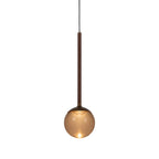 CALINA - Suspension - Ø 9,9 cm - LED Dimmable - CCT - 1x7W 2200K/3300K - Avec module LED remplaçable - Café