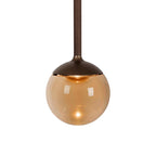 CALINA - Suspension - Ø 9,9 cm - LED Dimmable - CCT - 1x7W 2200K/3300K - Avec module LED remplaçable - Café