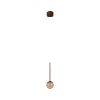 CALINA - Suspension - Ø 9,9 cm - LED Dimmable - CCT - 1x7W 2200K/3300K - Avec module LED remplaçable - Café