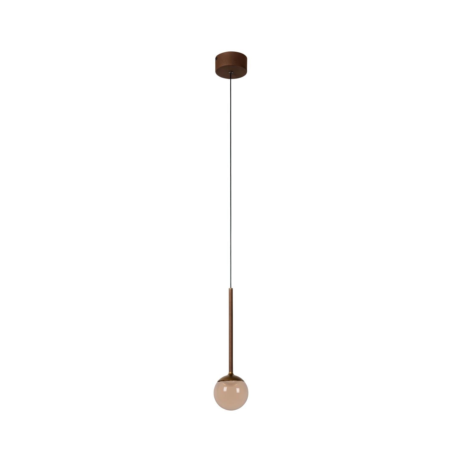 CALINA - Suspension - Ø 9,9 cm - LED Dimmable - CCT - 1x7W 2200K/3300K - Avec module LED remplaçable - Café