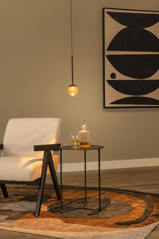 CALINA - Suspension - Ø 9,9 cm - LED Dimmable - CCT - 1x7W 2200K/3300K - Avec module LED remplaçable - Café