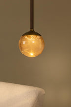 CALINA - Suspension - Ø 9,9 cm - LED Dimmable - CCT - 1x7W 2200K/3300K - Avec module LED remplaçable - Café