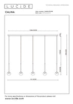 CALINA Suspension-Café-LED Dimm.-8,2W-2200K/3300K