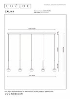 CALINA Suspension-Café-LED Dimm.-8,2W-2200K/3300K
