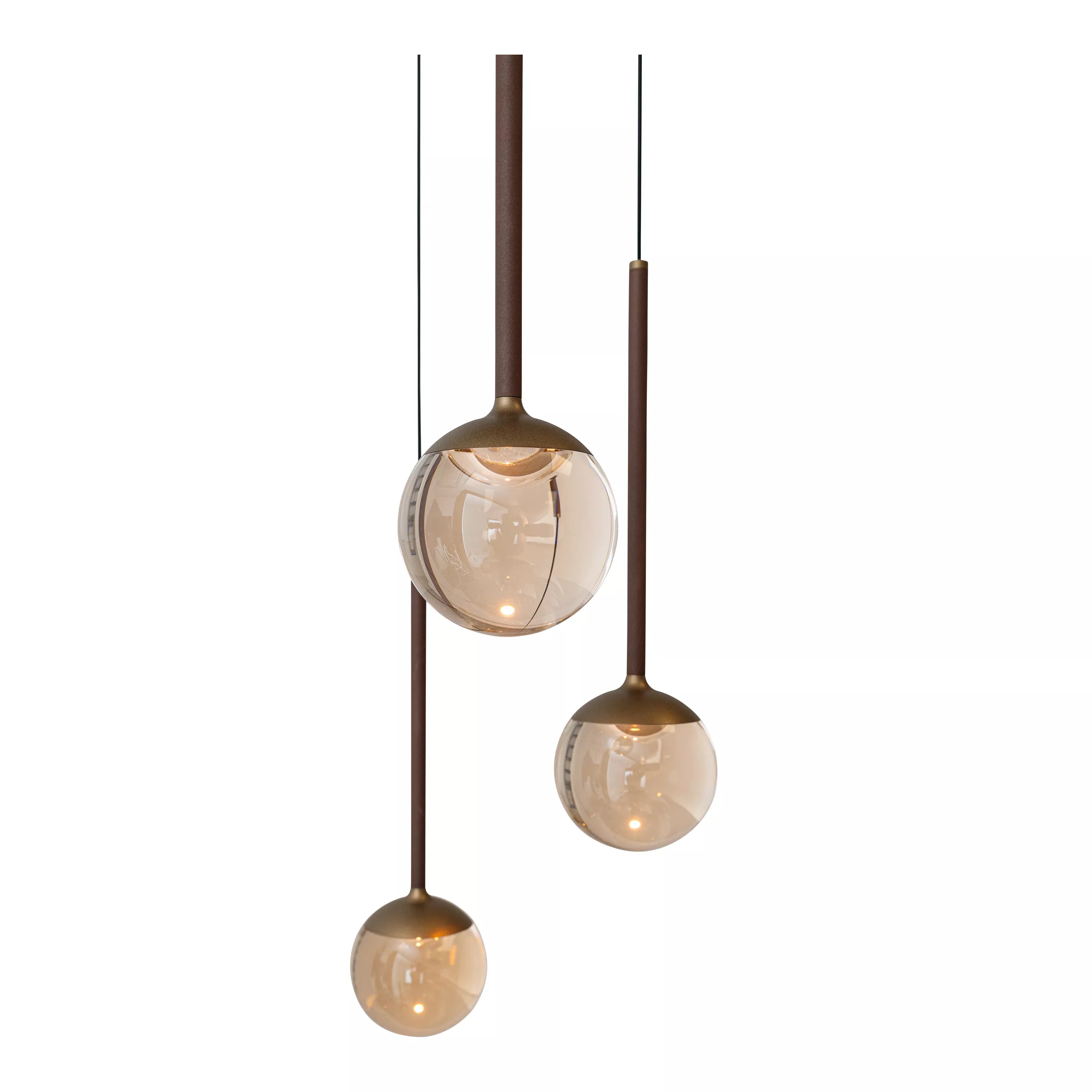 CALINA Suspension-Ambre-Ø41,9-LED Dimm.-8,4W
