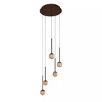 CALINA Suspension-Ambre-Ø41,9-LED Dimm.-8,4W