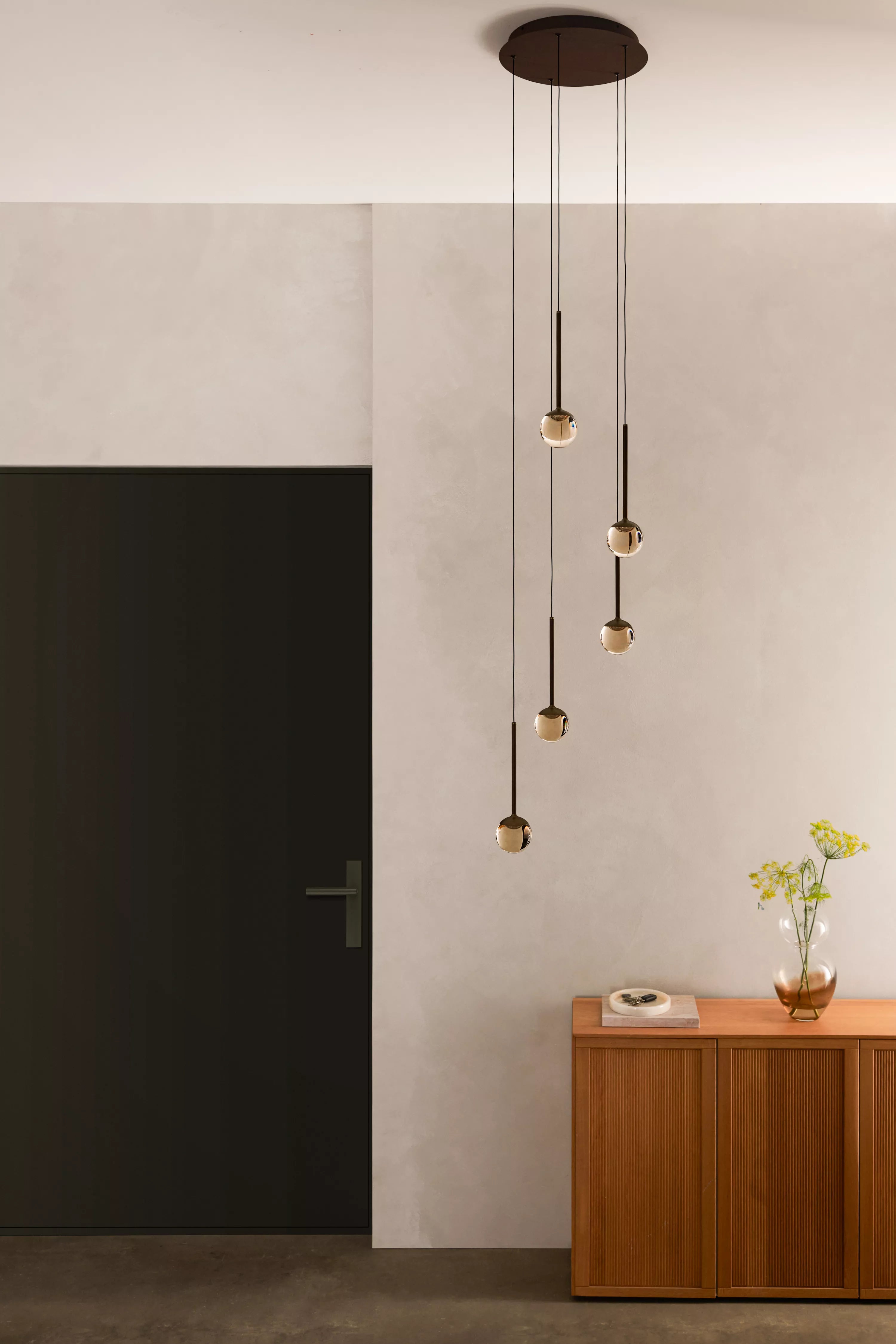 CALINA Suspension-Ambre-Ø41,9-LED Dimm.-8,4W