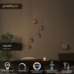 CALINA Pendant lamp-Amber-Ø41.9-LED Dimm.-8.4W