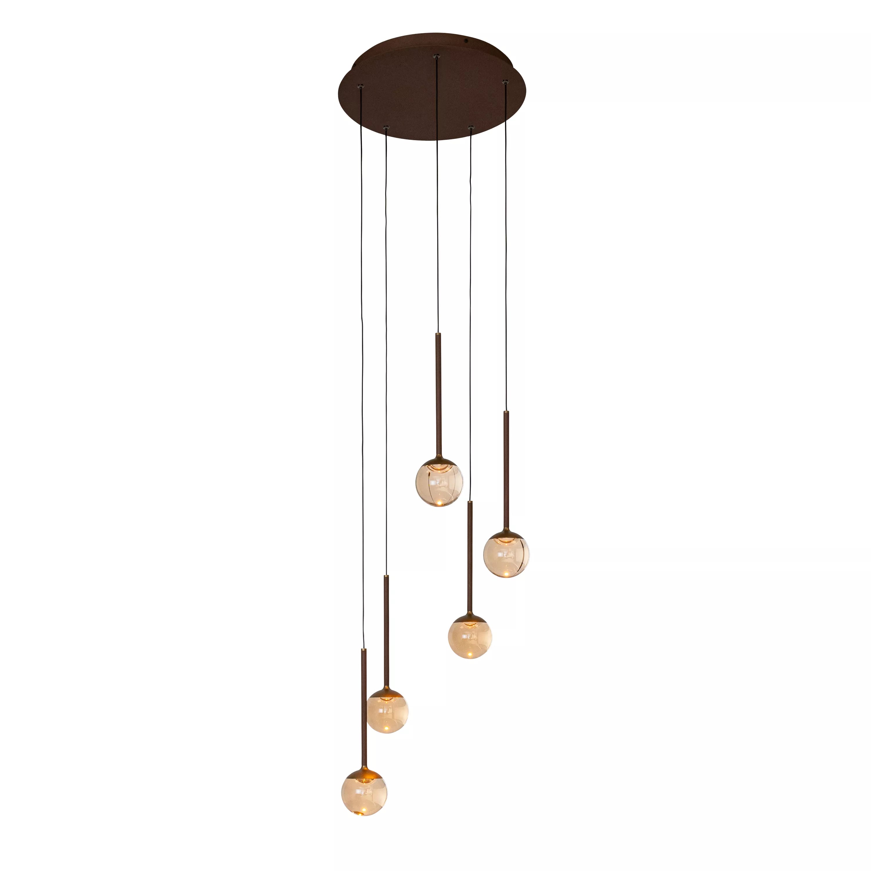 CALINA Suspension-Ambre-Ø41,9-LED Dimm.-8,4W