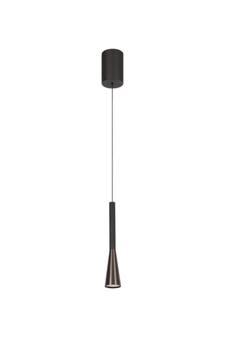 JOAKIM - Pendant light - Ø 7,7 cm - LED Dimmable - CCT - 1x7W 2700K/4000K - With replaceable LED module - Coffee