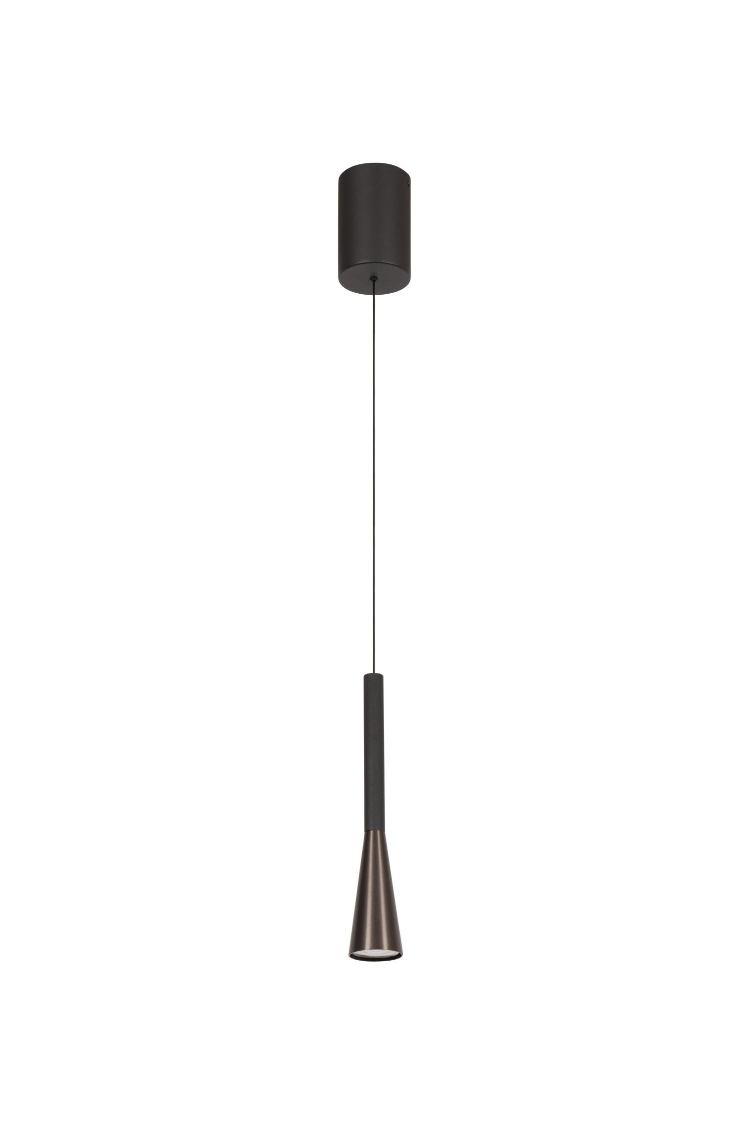 JOAKIM - Pendant light - Ø 7,7 cm - LED Dimmable - CCT - 1x7W 2700K/4000K - With replaceable LED module - Coffee