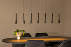 JOAKIM - Pendant light - LED Dimmable - CCT - 7x6,2W 2700K/4000K - With replaceable LED module - Coffee