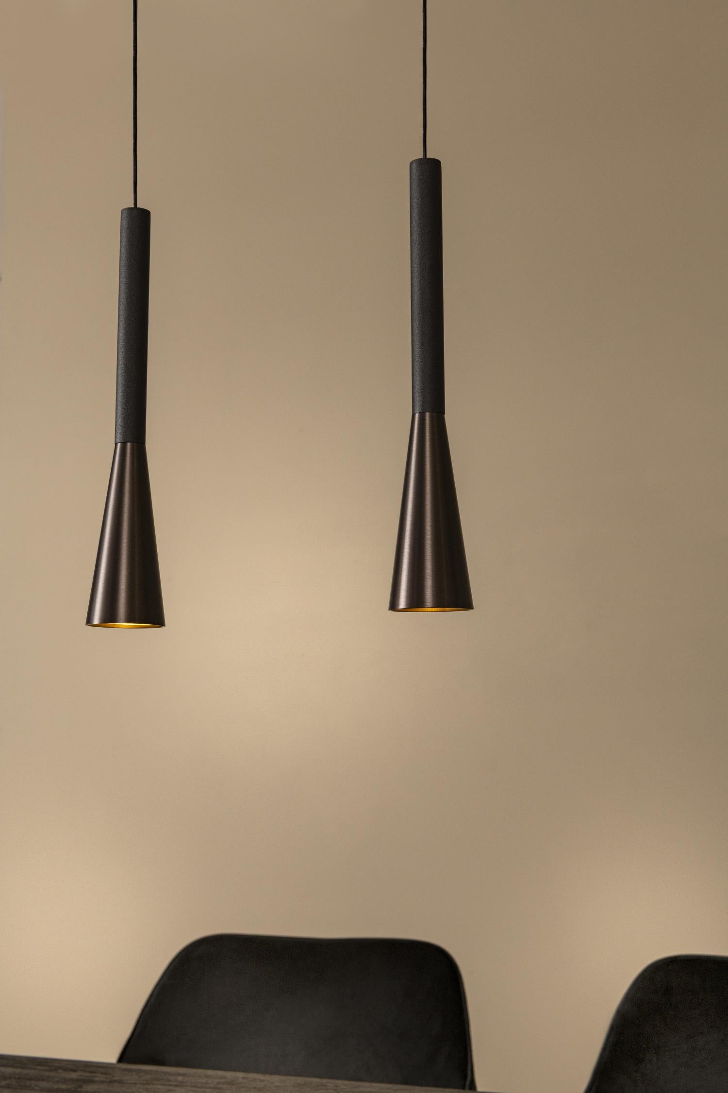 JOAKIM - Pendant light - LED Dimmable - CCT - 7x6,2W 2700K/4000K - With replaceable LED module - Coffee