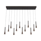JOAKIM - Pendant light - LED Dimmable - CCT - 12x7W 2700K/4000K - With replaceable LED module - Coffee