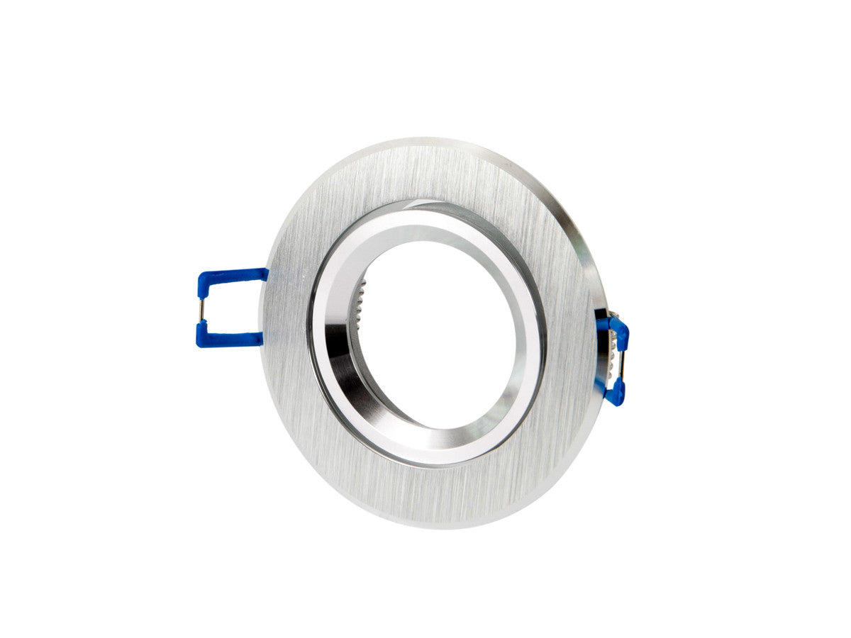 Spot encastrable LED line PRIME rond orientable argent IP20