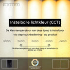 GRIFFITH - Lampadaire - Ø 21 cm - LED Dimmable - CCT - 1x18W 2700K/4000K - Bronze