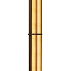 JANDERIN - Vloerlamp - LED Dimb. - CCT - 2x17W 2200K/3300K - Handbewegingssensor - Champagne kleur | Vibes