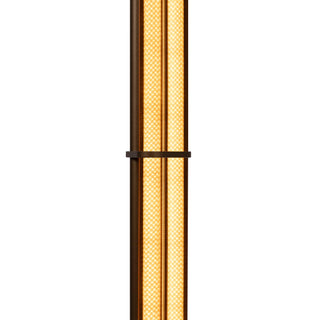 JANDERIN - Vloerlamp - LED Dimb. - CCT - 2x17W 2200K/3300K - Handbewegingssensor - Champagne kleur | Vibes