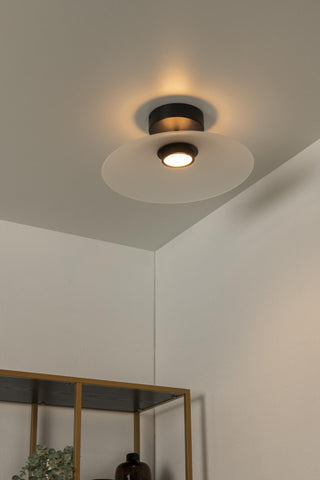 MENGA - Plafonnière - Ø 40 cm - LED Dimb. - 1x11W 2700K - Opaal