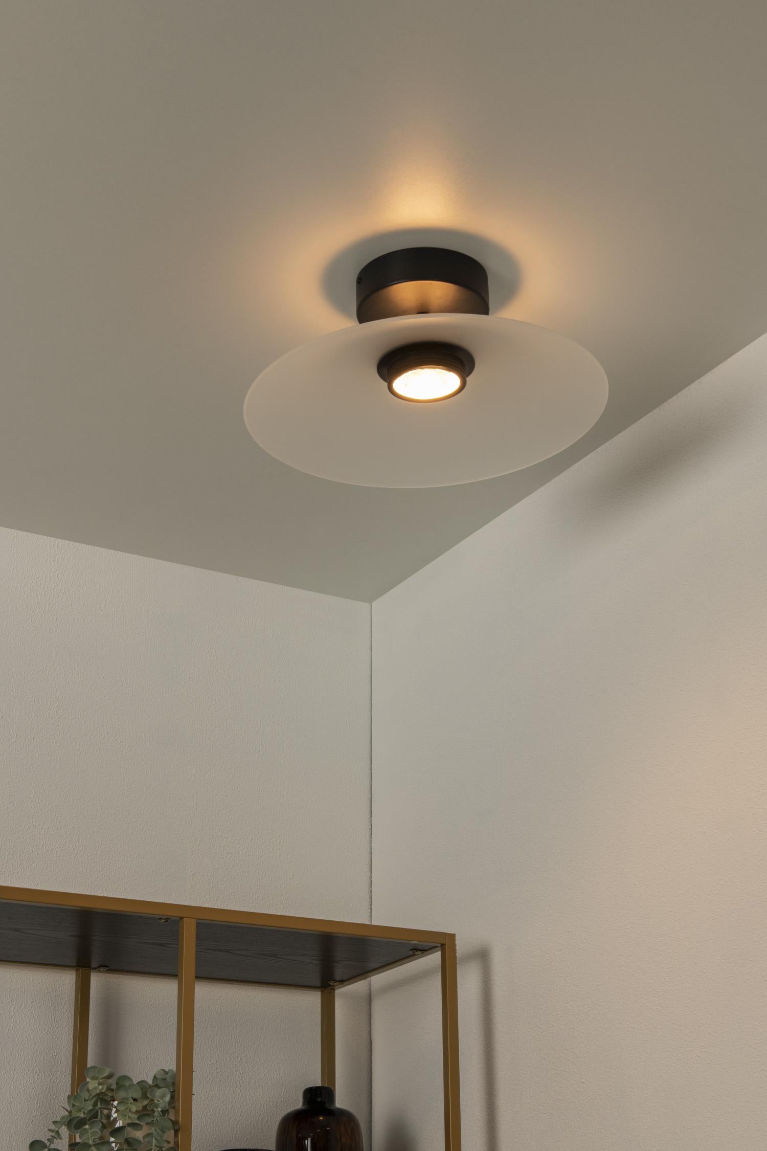 MENGA - Plafonnier - Ø 40 cm - LED Dimmable - 1x11W 2700K - Opale