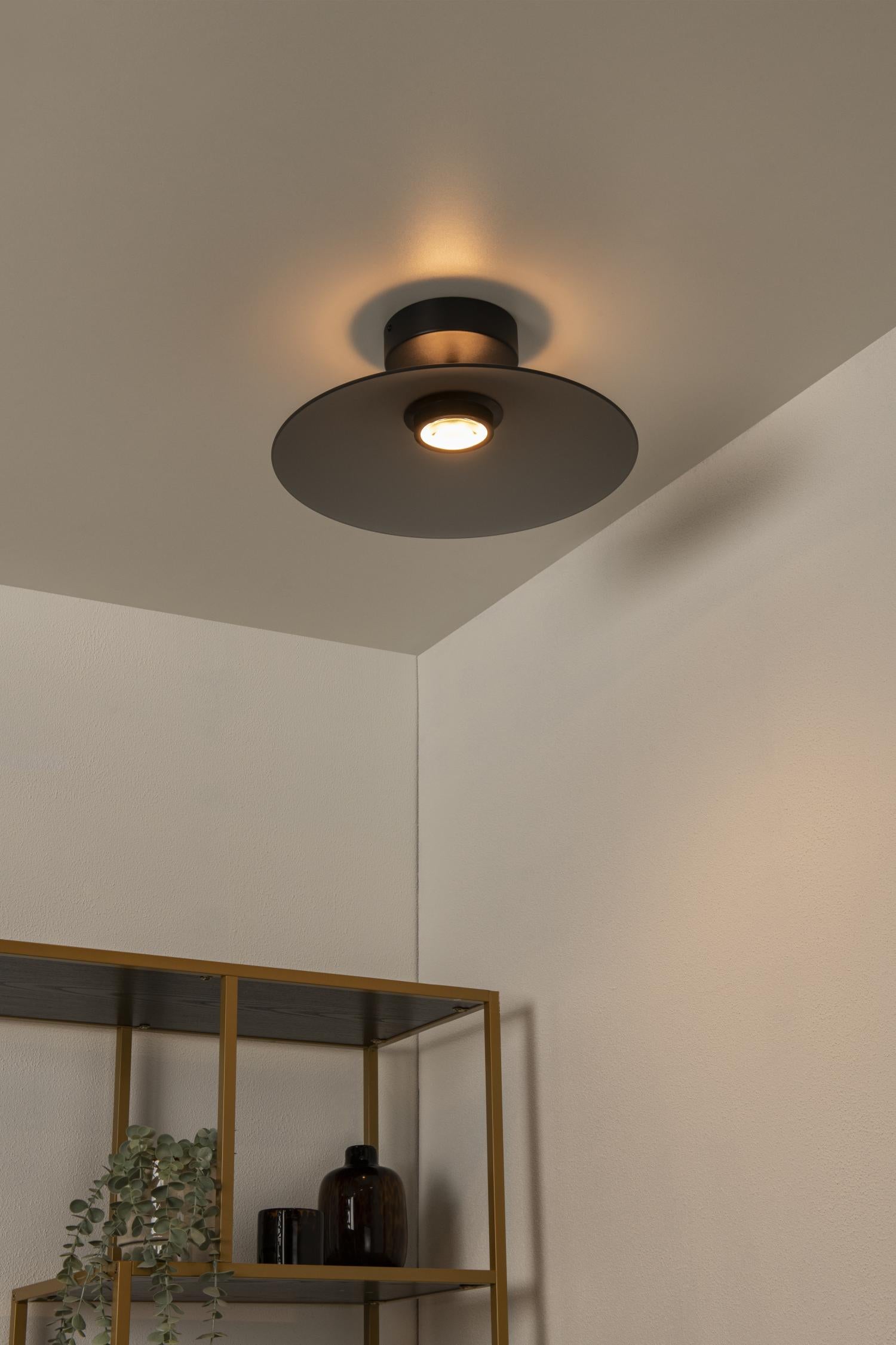 MENGA - Plafonnier - Ø 40 cm - LED Dimmable - 1x11W 2700K - Fumé