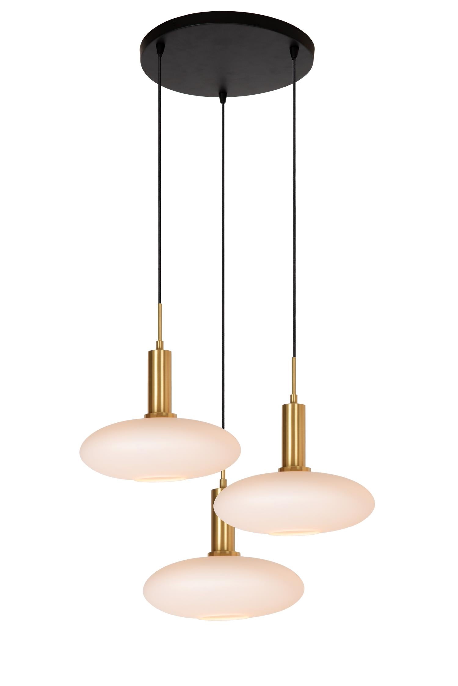 SINGALA - Hanglamp - Ø 55 cm - 3xE27 - Mat Goud / Messing
