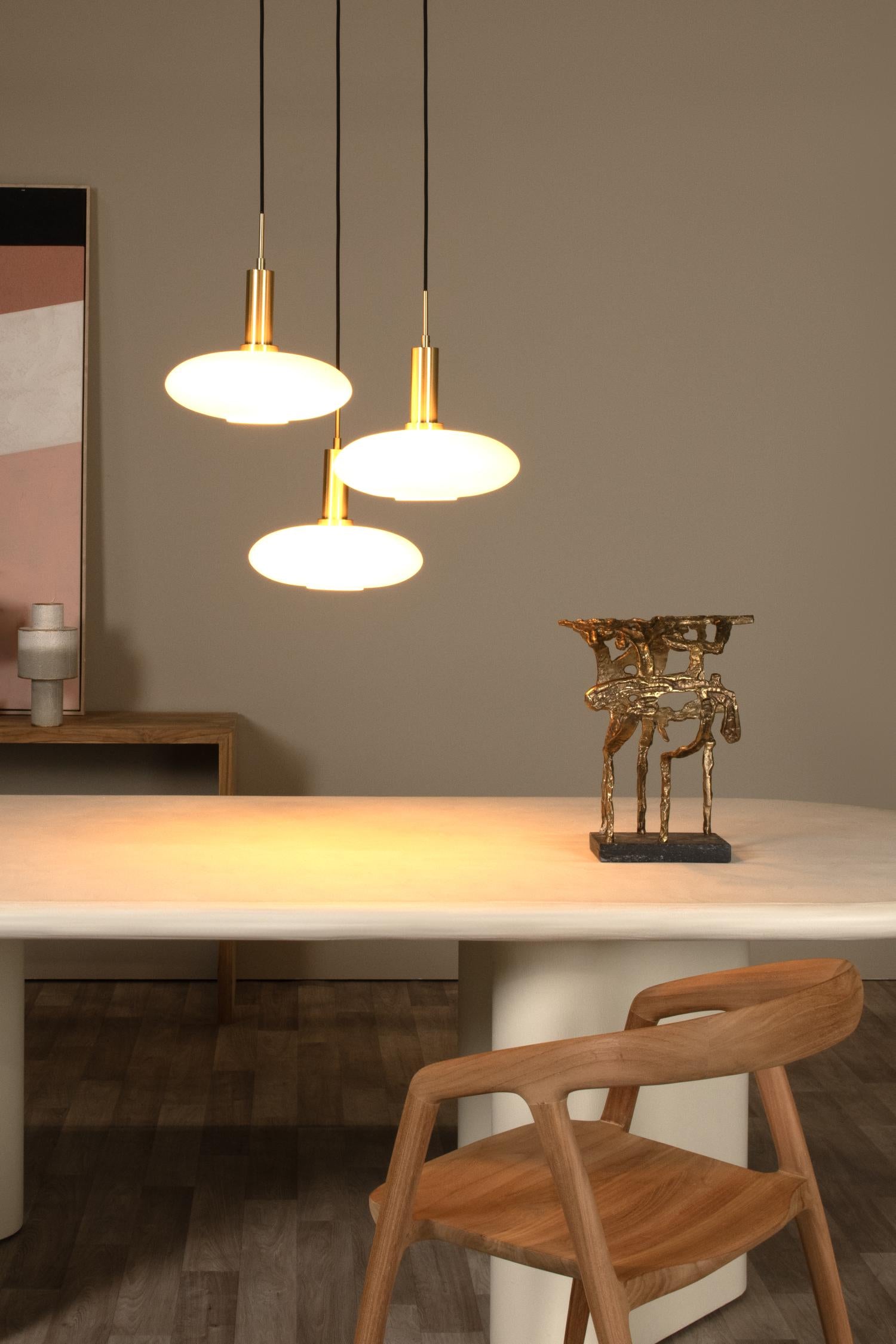 SINGALA - Hanglamp - Ø 55 cm - 3xE27 - Mat Goud / Messing