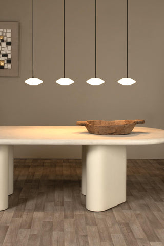 TREVOR - Pendant light - 4xG9 - Opal