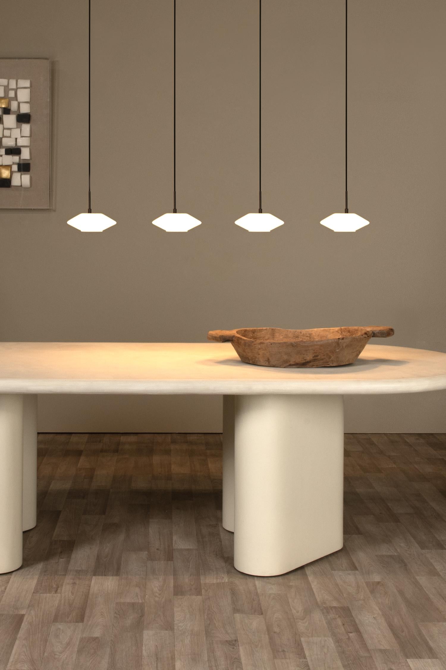 TREVOR - Pendant light - 4xG9 - Opal