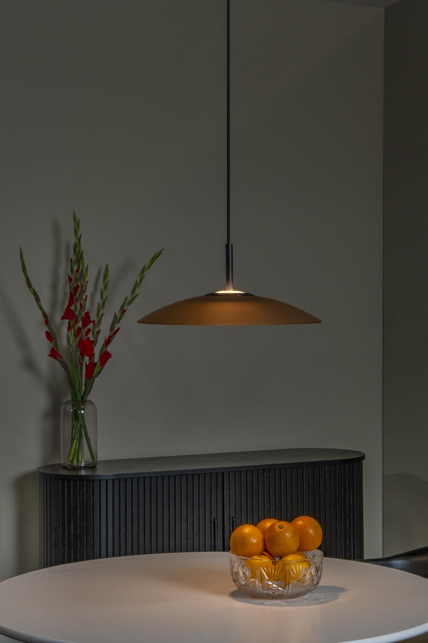 MENGA - Suspension - Ø 40 cm - LED Dimmable - 1x11W 2700K - Ambre