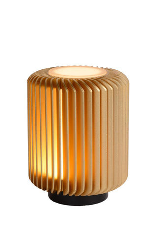 TURBIN - Lampe de table - Ø 10,6 cm - LED - 1x5W 3000K - Or mat / Laiton
