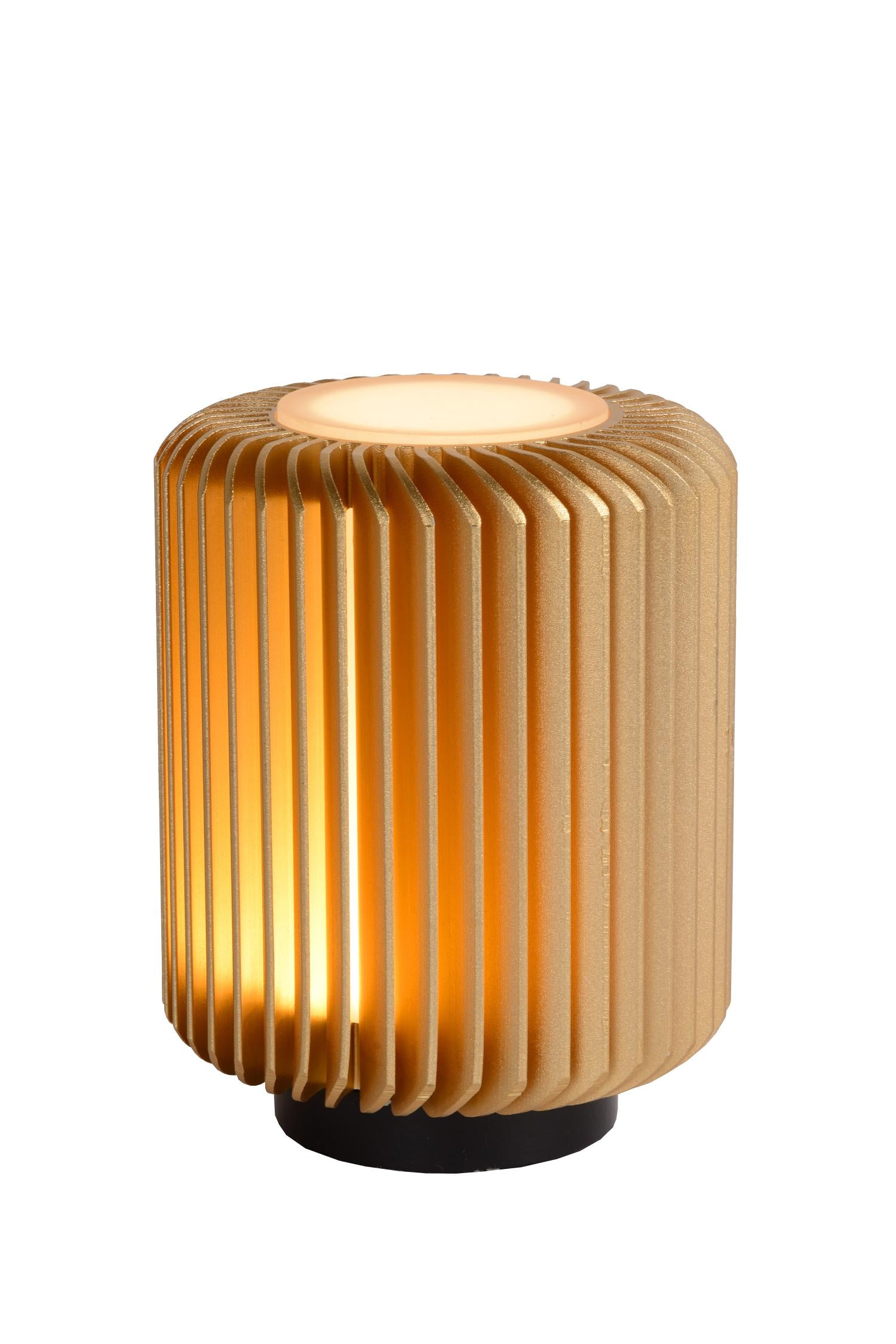 TURBIN - Tafellamp - Ø 10,6 cm - LED - 1x5W 3000K - Mat Goud / Messing