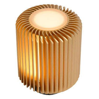 TURBIN - Lampe de table - Ø 10,6 cm - LED - 1x5W 3000K - Or mat / Laiton