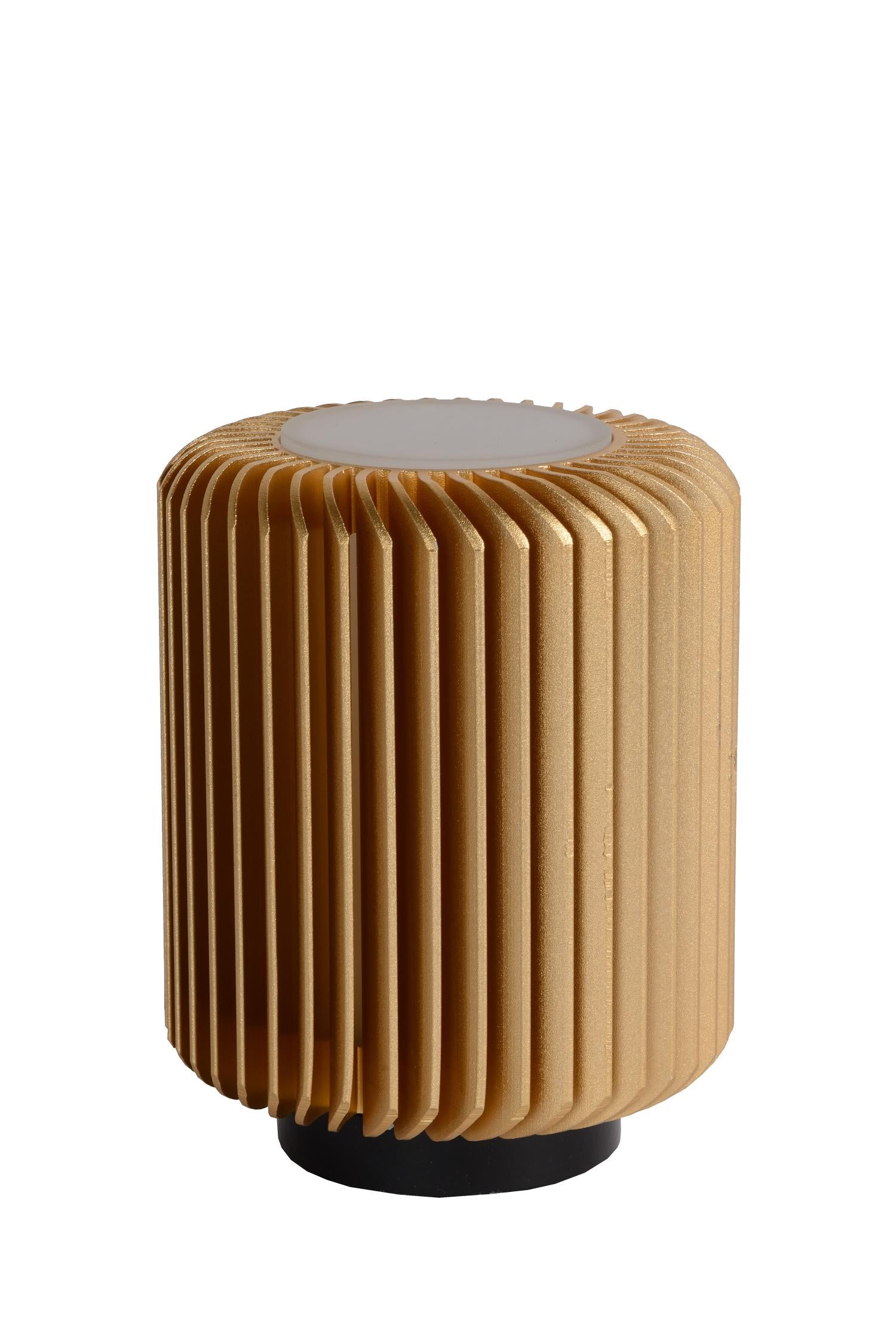 TURBIN - Tafellamp - Ø 10,6 cm - LED - 1x5W 3000K - Mat Goud / Messing
