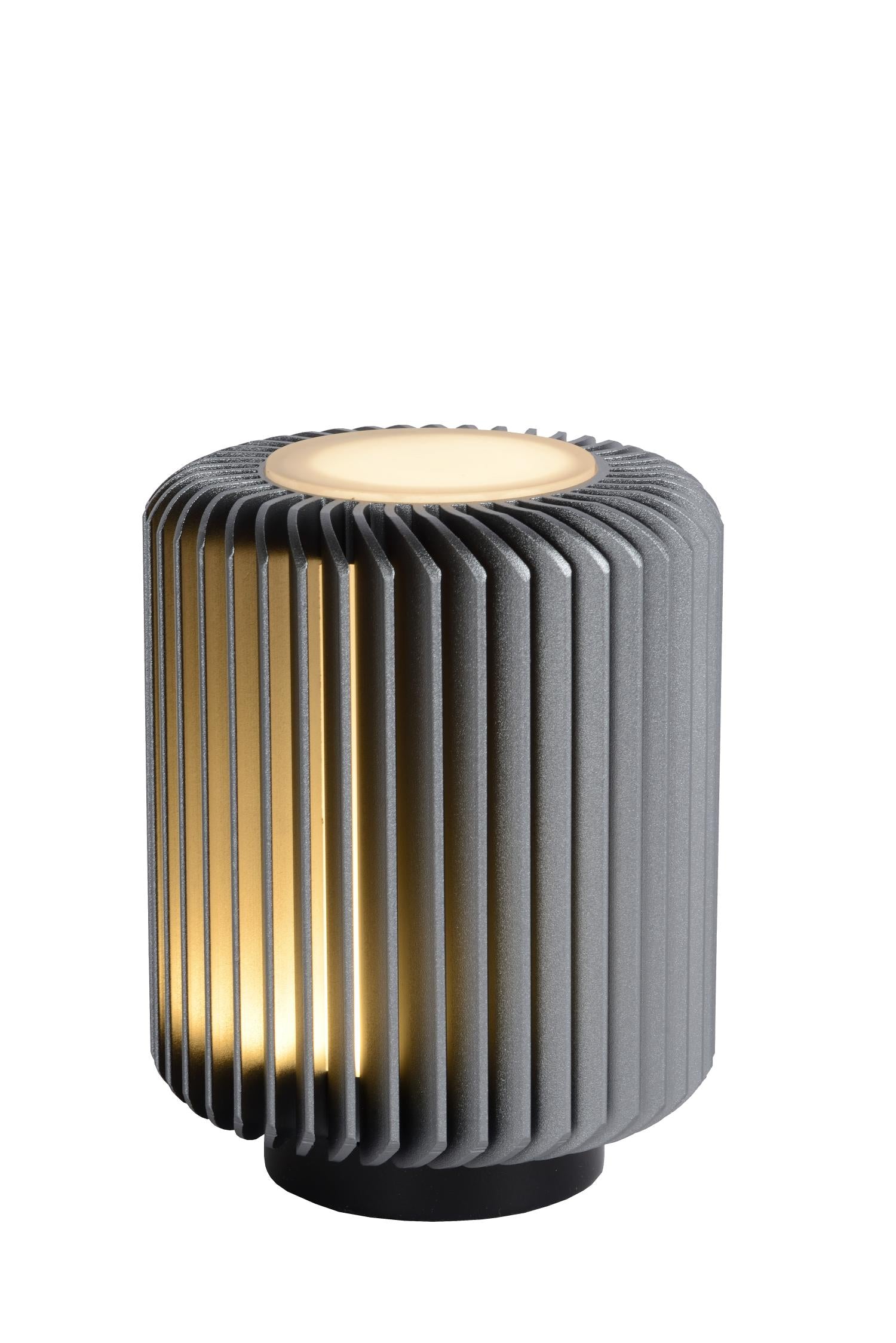 TURBIN - Lampe de table - Ø 10,6 cm - LED - 1x5W 3000K - Gris
