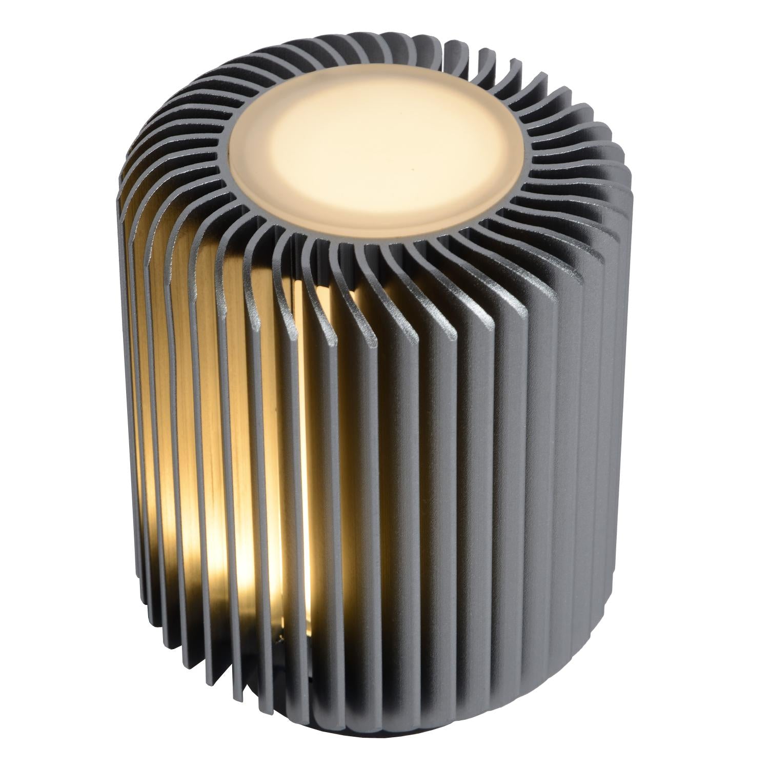 TURBIN - Lampe de table - Ø 10,6 cm - LED - 1x5W 3000K - Gris